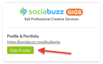 Edit Profil SociaBuzz