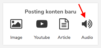 Posting File Audio