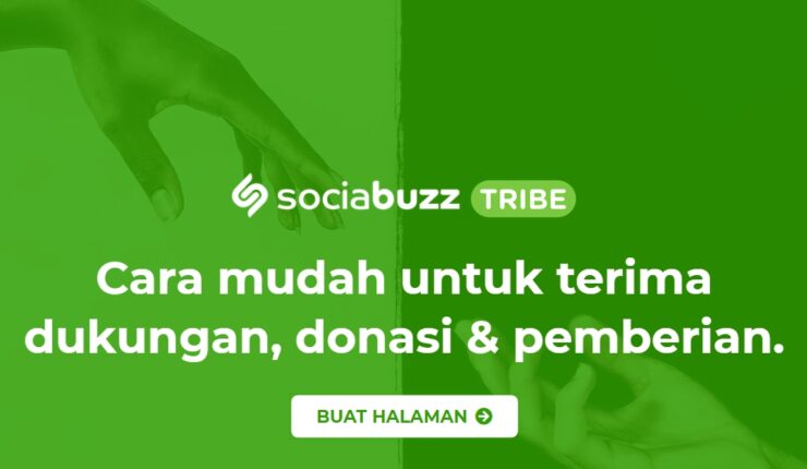Cara Membuat Link Donasi Banjir di SociaBuzz TRIBE
