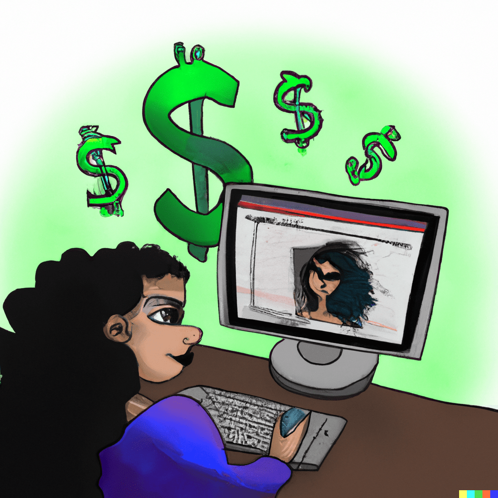 Ganar dinero como artista cómica en línea